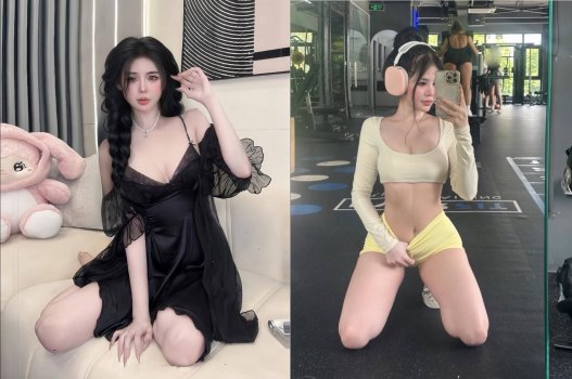 Em gái dâm thích được liếm lồn trước khi địt